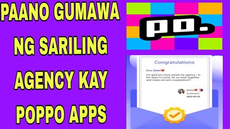 agency name for poppo|PAANO MAG CREATE NG SARILING AGENCY KAY POPPO .